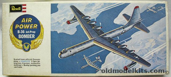 Revell 1/184 B-36 Jet-Prop Bomber - Air Power Issue, H139 plastic model kit